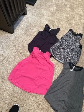 lululemon athletica Hot Pink Scoop Neck Tank Top